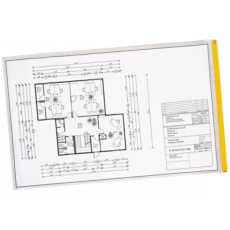 Eichner 5 Plan Protection Sleeves A0 Clear