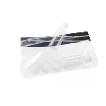 Eichner Slide Lock Bag Transparent/Black 10 vnt.