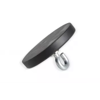 Eichner Magnetinis Kabliukas Juodas, Metalas Ø 4,3 x 6,0 cm, 5 vnt.