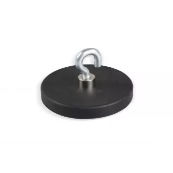 Eichner Magnetinis Kabliukas Juodas, Metalas Ø 4,3 x 6,0 cm, 5 vnt.