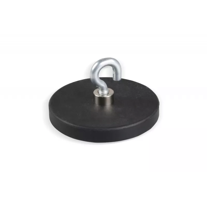Eichner Magnetinis Kabliukas Juodas, Metalas Ø 4,3 x 6,0 cm, 5 vnt.