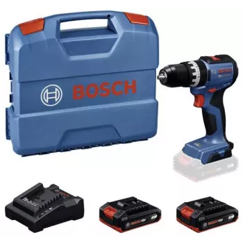 BOSCH Professional GSB 18V-52 belaidis sūklinis gręžtuvas su 2 akumuliatoriais 2,0 Ah, L-Case