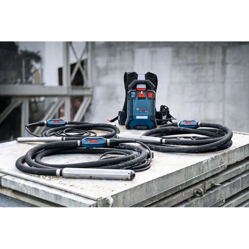 BOSCH POWERTOOLS PRO GDI38-500 Betono vibratorius (juodas/mėlynas, 38 mm vibratoriaus galvutė)