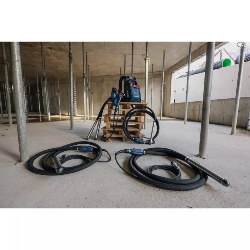 BOSCH POWERTOOLS PRO GDI50-500 Betono vibratorius (juoda/mėlyna, 50 mm vibratoriaus galvutė)