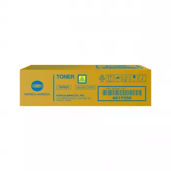 Konica Minolta TNP-92Y geltonas tonero kasetė AE1Y250, skirta bizhub C3120i