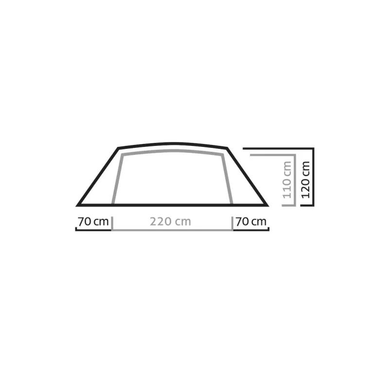 Salewa Denali IV 4 asmenų 3 sezonų dvigubos sienelės kupolinė palapinė