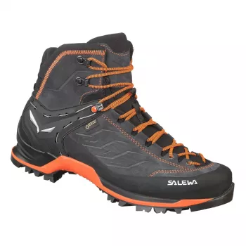 SALEWA Shoes MTN Trainer Mid GTX Asphalt Fluo Orange UK 8 (EU 42)