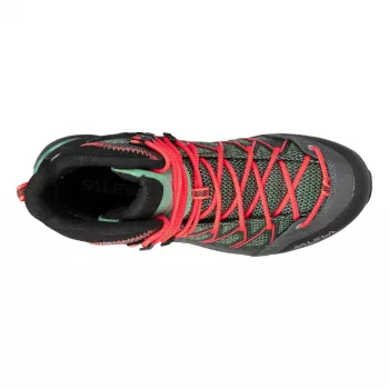 Salewa Women's Trainer Lite Mid GTX Batai - Malta / Fluo Green