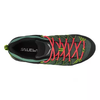 SALEWA Women's MTN Trainer Lite GTX Hiking Shoes - Field Green/Fluo Coral - UK 4 (EU 36.5)