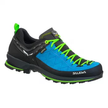 Salewa Mountain Trainer 2 GTX Trekking Shoes - Ombre Blue/Fluo Green - EU 42.5