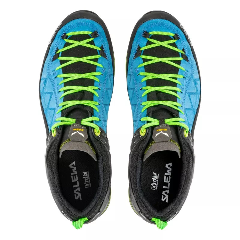 Salewa Mountain Trainer 2 GTX Trekking Shoes - Ombre Blue/Fluo Green - EU 42.5