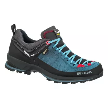 Salewa Mountain Trainer 2 GTX Women's Approach Shoes - Dark Denim/Fluo Coral, Size 37