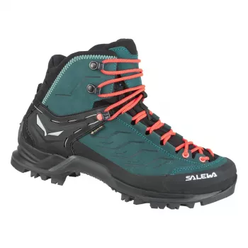 Salewa Women's Mtn Trainer Mid GTX Hiking Shoes - Atlantic Deep/Ombre Blue - UK 4 (EU 36.5)