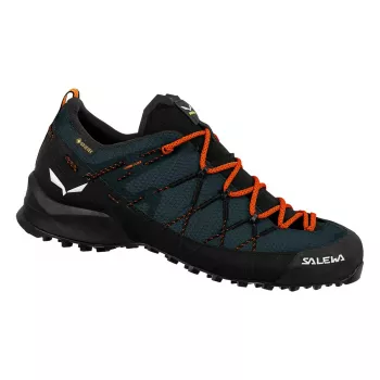 Salewa Wildfire 2 GTX Approach Shoes - Navy Blazer/Black (EU 46)