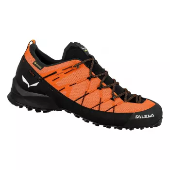 Salewa Wildfire 2 GTX Approach Shoes - Fluo Orange/Black, Size EU 46.5