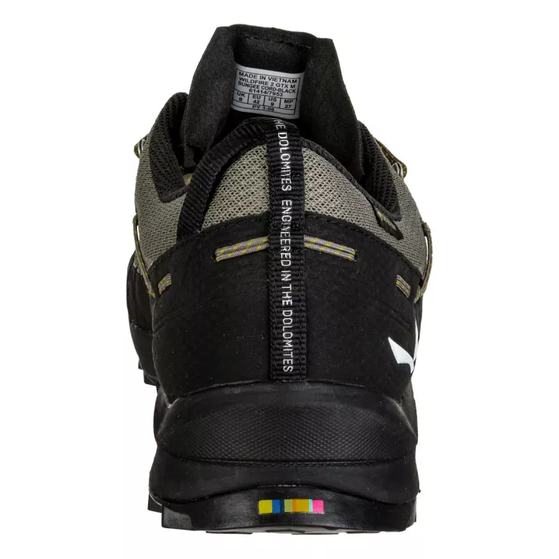 SALEWA Wildfire 2 GTX Approach Shoes UK 10.5 (EU 45) Black Out / Fluo Yellow