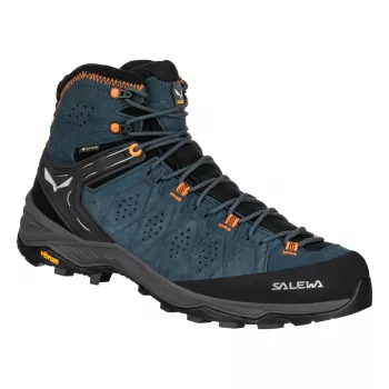 SALEWA Alp Trainer 2 Mid GTX batai žygiams - Dark Denim / Fluo Orange - UK 9 (EU 43)