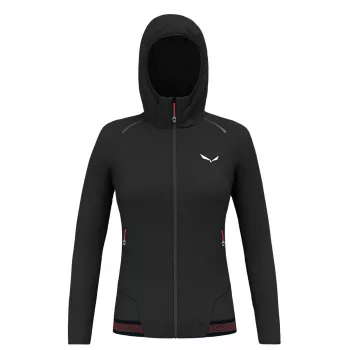 Salewa Pedroc PL Hooded Jacket Women's - Black Out, XS