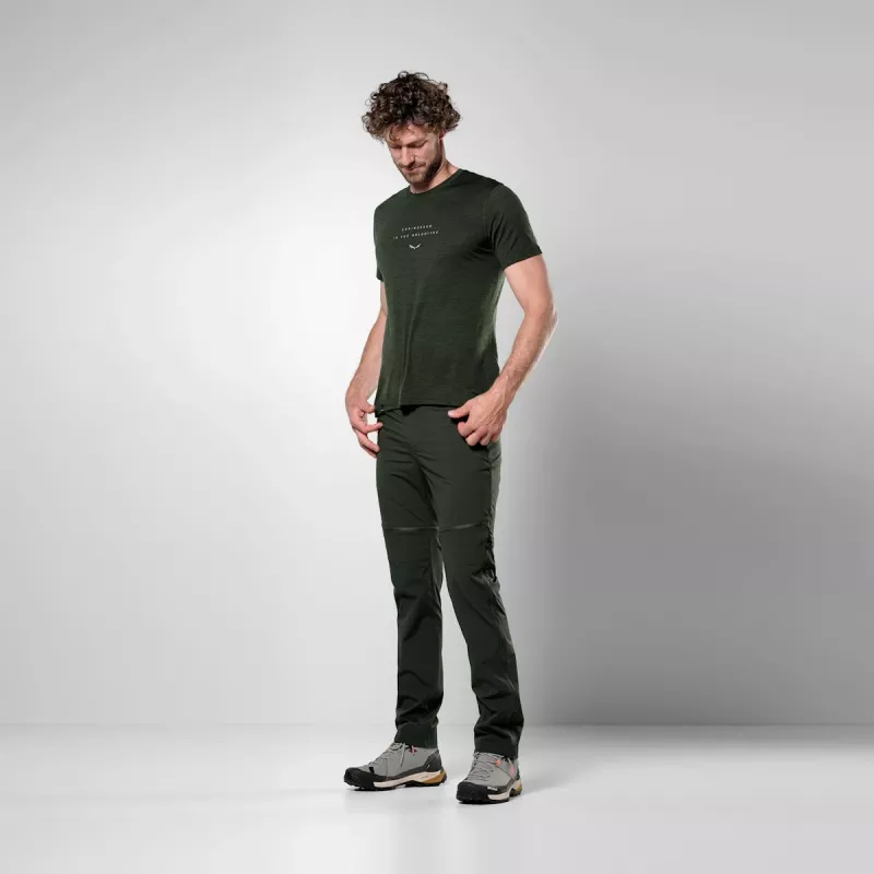 Salewa Eagle Eitd AM T-Shirt S - Dark Olive