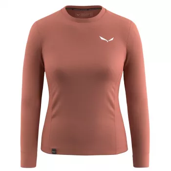 Moteriški marškinėliai Salewa Puez Dry Tee - Etruscan Red
