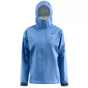 Salewa Puez Aqua 4 PTX 2.5L Jacket Women's - Morning Blue, XS