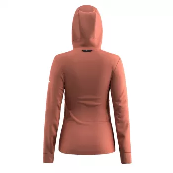Salewa Agner Polarlite Hooded Jacket - Etruscan Red - XS