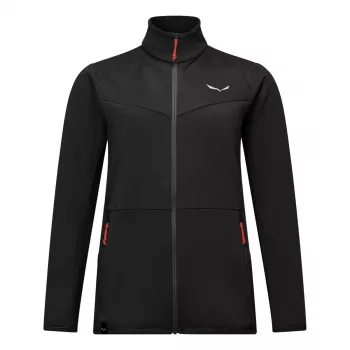 SALEWA Puez Cammino Women's Full-Zip Hoody Black Out Size 36 (S)