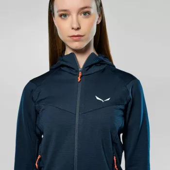 SALEWA Puez Altavia Fleece Hoody Navy Blazer Women's 36