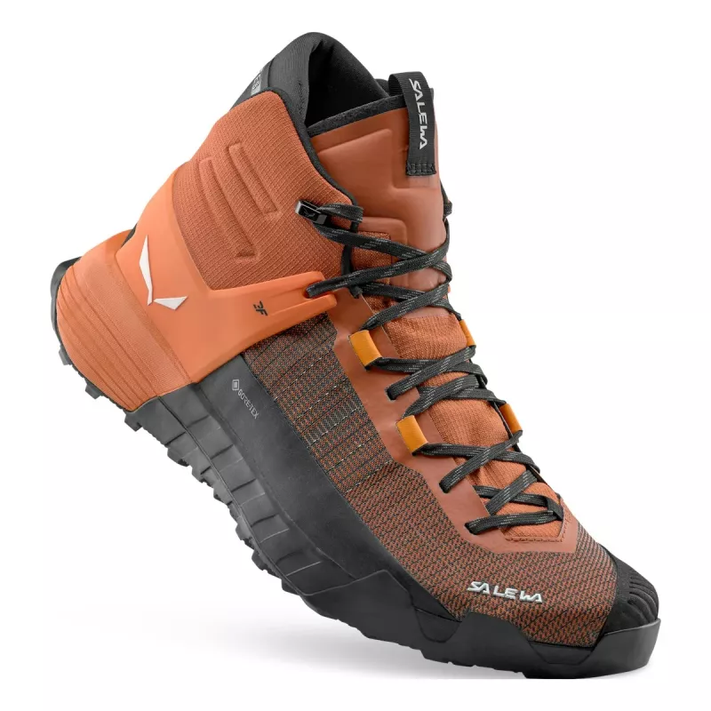 SALEWA Wildfire NXT MID GTX Approach and Hiking Shoes - Walnut/Black (Brown)