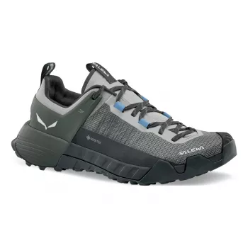 SALEWA Women's Approach Shoe UK 5 Alloy/Dark Olive GORE-TEX