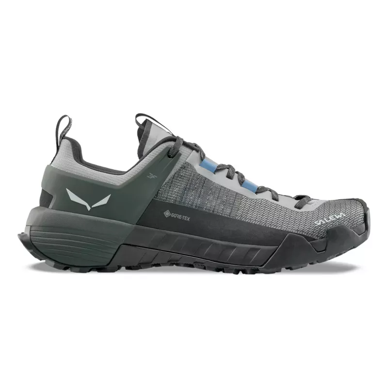 SALEWA Women's Approach Shoe UK 5 Alloy/Dark Olive GORE-TEX