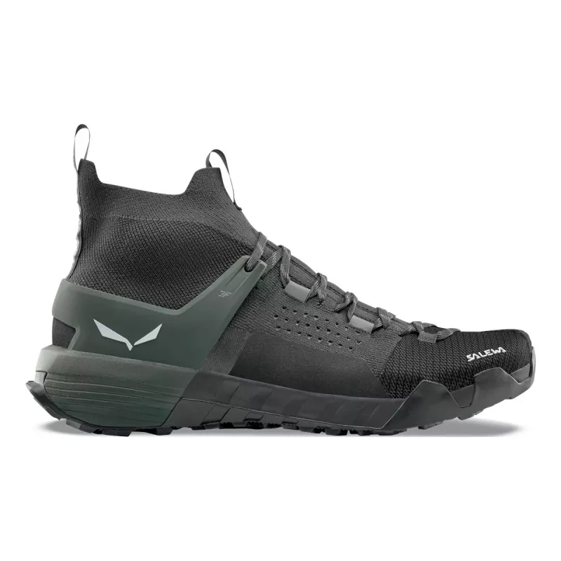 Salewa Wildfire NXT Knit Shoes Onyx Dark Olive