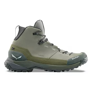 SALEWA Batai Puez Leather Mid PTX - Shadow/Dark Olive - UK 10