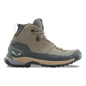 SALEWA Puez Leather Mid Boots PT Bungee Cord-Onyx UK 8
