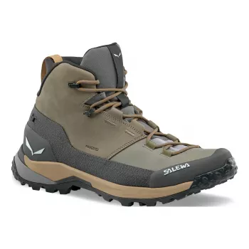 SALEWA Shoes Puez Leather Mid PTX Bungee Cord Onyx UK 8.5