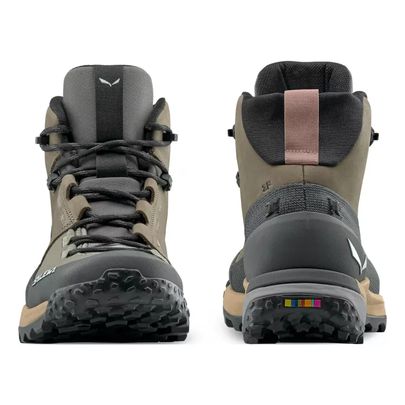 SALEWA Shoes Puez Leather Mid PTX Bungee Cord-Onyx UK 5.5
