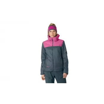 SALEWA Women's Dynafit Radical PRL Hood Jacket Insulated - Magenta, Size S