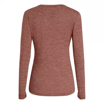 SALEWA Puez Melange Dry Long Sleeve Tee Women Pink S