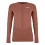 Salewa Zebru Medium Warm AMR L/S Tee Women's Thermal Base Layer - Etruscan Red, Size S