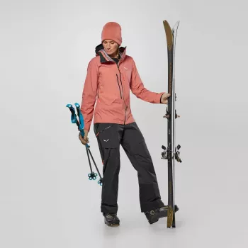 Salewa Sella 3L PTX Jacket Women's - Desert Pink (Size M)
