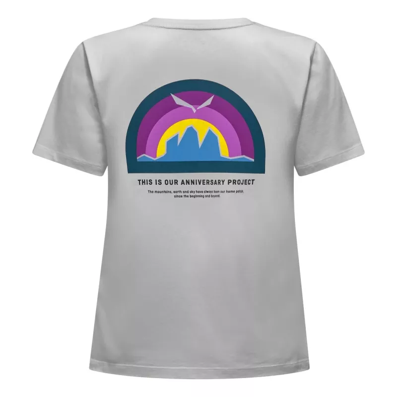 Salewa Eagle Anniversary T-Shirt - Optical White - Size L