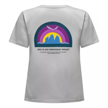 Salewa Eagle Anniversary T-Shirt - Optical White - XL