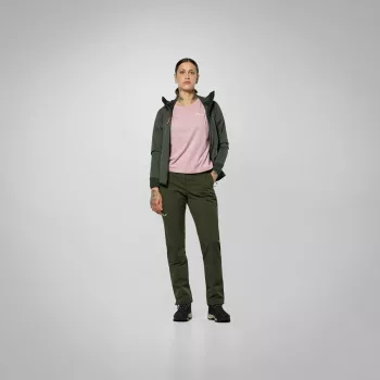 Salewa Puez Dolomia 2 Pants Women's Softshell Pants - Dark Olive, Size S