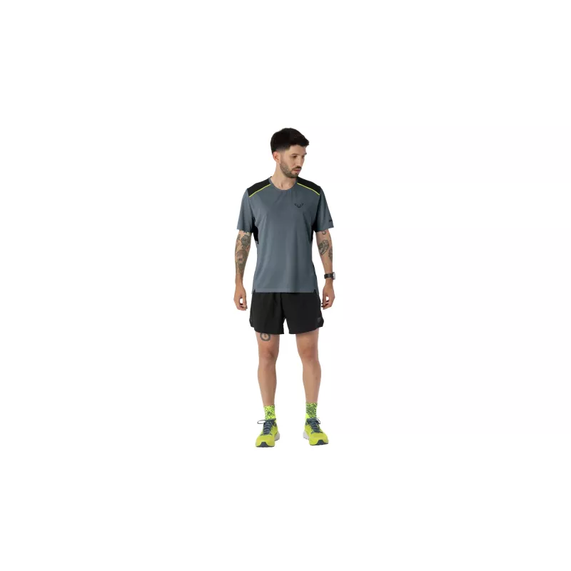 SALEWA Dynafit Sky Shirt Running T-Shirt - Cinder - dydis L