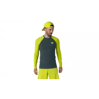 SALEWA Dynafit Ultra S-Tech L/S Tee - Ultra Yellow, dydis L/XL