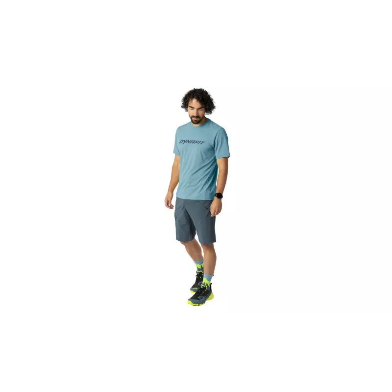 SALEWA Dynafit Traverse Training T-Shirt - Smoke Blue, dydis S