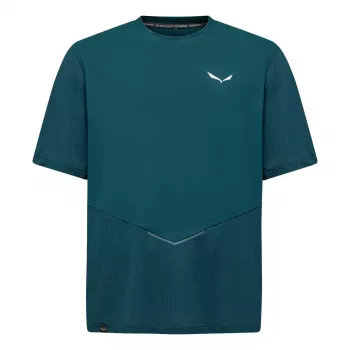 Salewa Pedroc Dry Hyb T-Shirt Pond Blue M