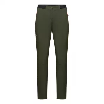 Salewa Pedroc 5 Dst Pant Women's Softshell Pants - Dark Olive, dydis S