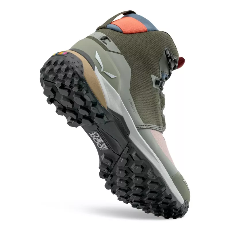 Salewa Puez 2 Mid PTX Women's Hiking Boots - Dark Olive/Shadow - UK 6 (EU 39)