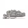 WAGO 2005-7642 Praleidžiamoji gnybtų jungtis, 4 mm², 32 A, 400 V, pilka, CAGE CLAMP